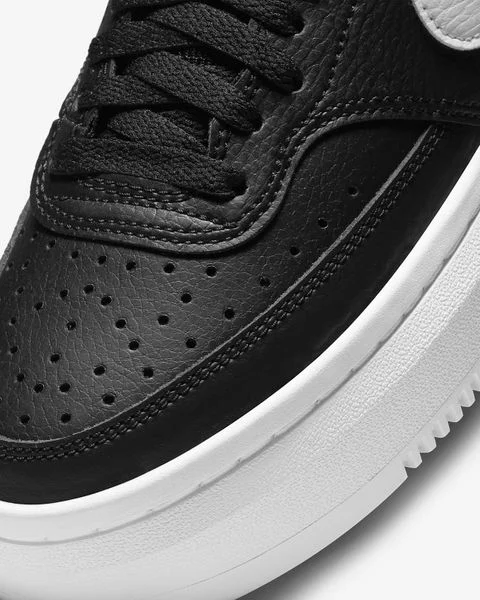 Кроссовки женские Nike Court Vision Alta Leather Black/White