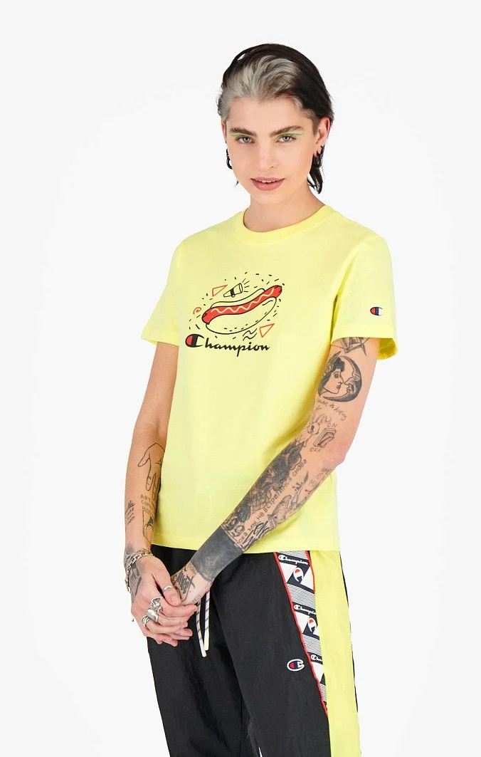 Футболка женская Champion Basketball Logo Digital Print T-shirt