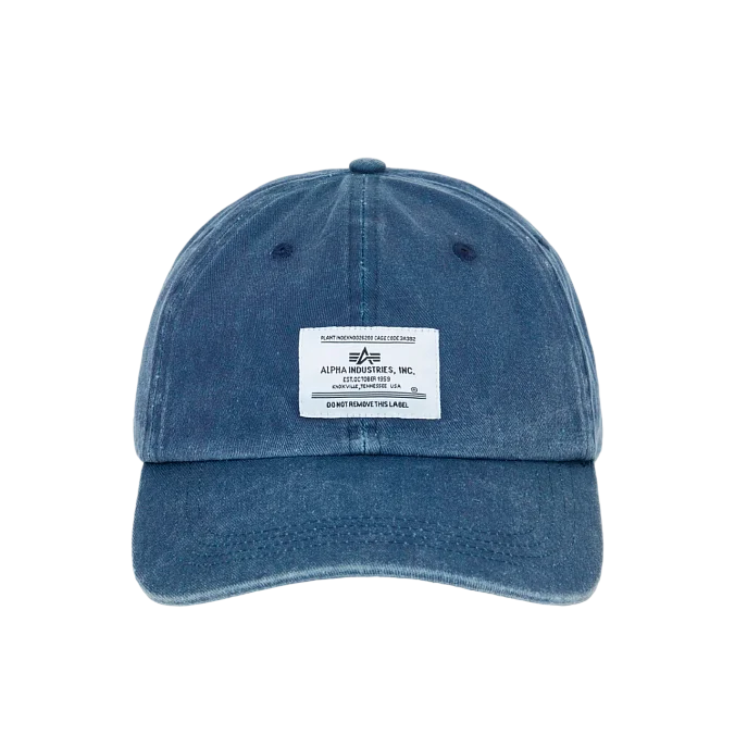 Кепка Alpha Industries Battlewash Cap Replica Blue