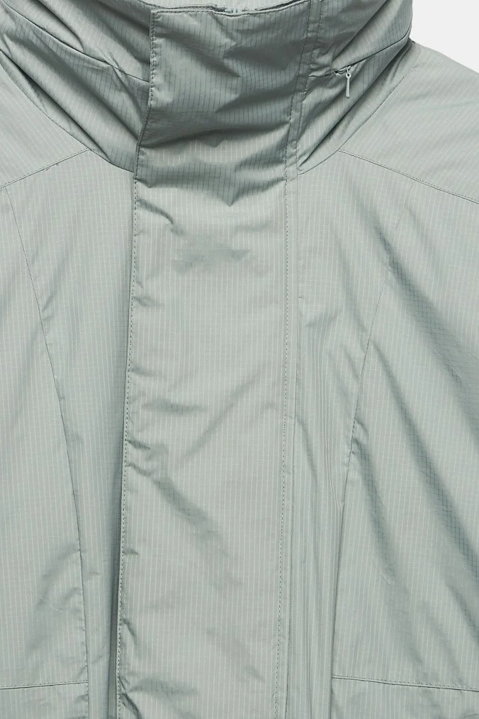 Оверсайз куртка унисекс SHU светло-серая